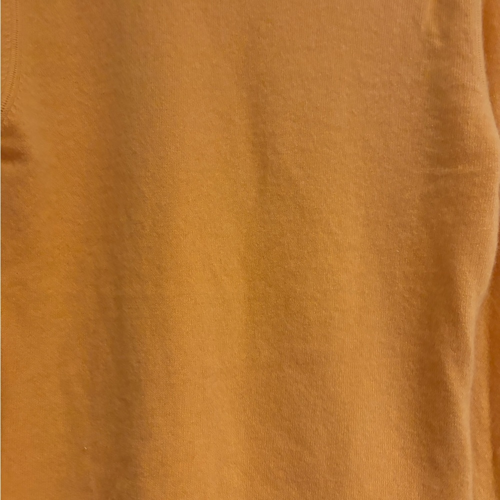 Beautiful marigold color cashmere Sweater